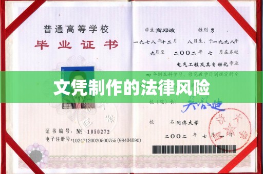 新泰文凭制作的法律风险