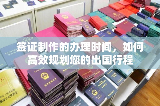 新泰签证制作的办理时间，如何高效规划您的出国行程