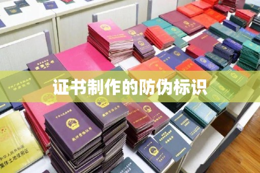 新泰证书制作的防伪标识